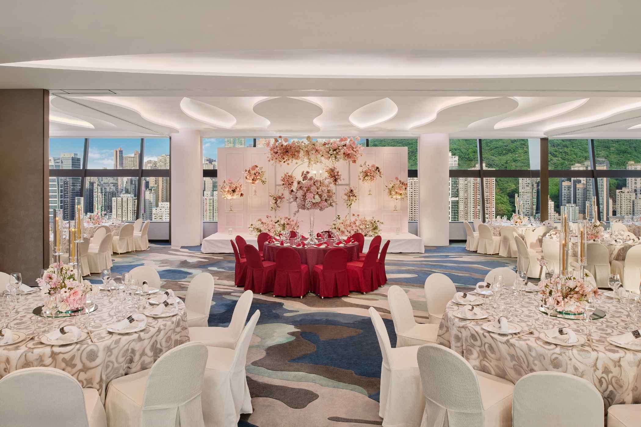 The Park Lane Hong Kong Wedding at the Park Lane Room - Chinese Wedding Settting